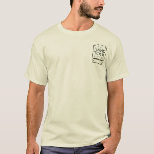 Hand Tool School Pocket Logo and QR code T-Shirt