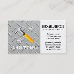 Hand Tools   Construction   Steel Business Card