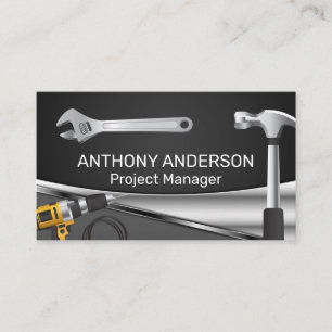 Hand Tools   General Contractor   Blue Collar Business Card