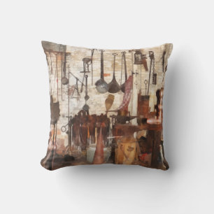 Hand Tools in Machine Shop Cushion