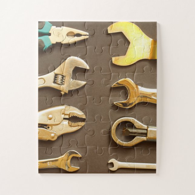 Hand tools jigsaw puzzle (Vertical)