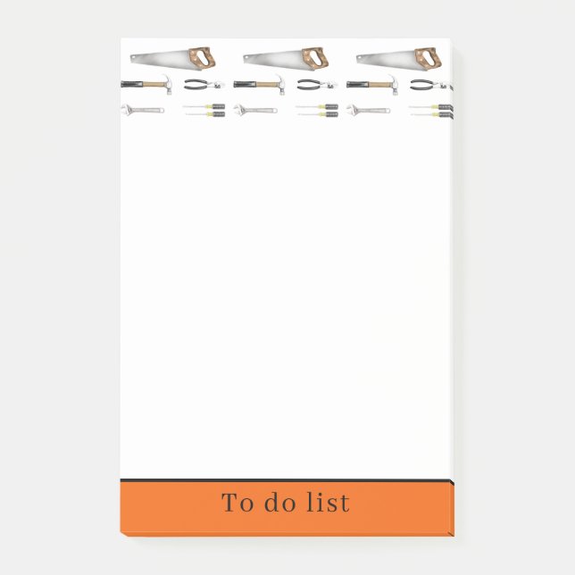 Hand tools post-it notes (Front)
