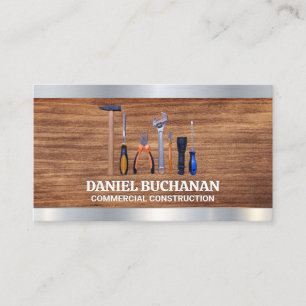 Hand Tools   Wood and Metal Business Card