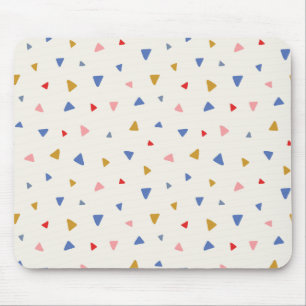 Hand Tossed Triangle Pattern Mouse Pad