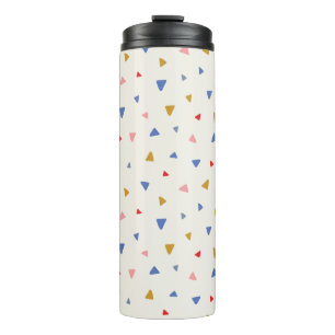 Hand Tossed Triangle Pattern Thermal Tumbler