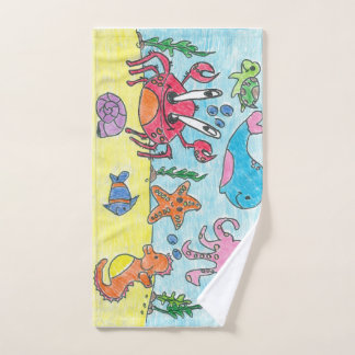 hand towel cartoons in pencil.