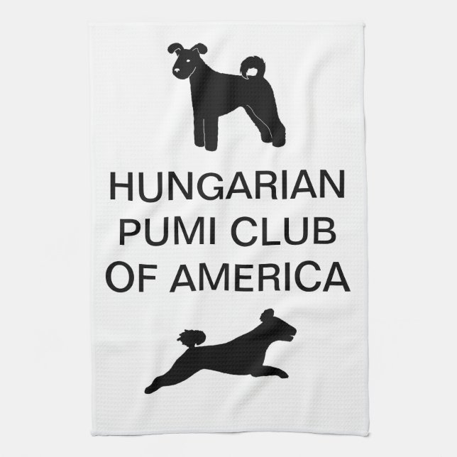 Hand Towel Just for You or your Pumi (Vertical)