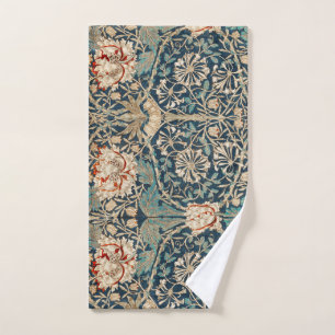 HAND TOWEL : WILLIAM MORRIS : HONEYSUCKLE