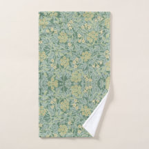 HAND TOWEL : WILLIAM MORRIS :JASMINE