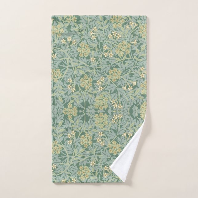 HAND TOWEL : WILLIAM MORRIS :JASMINE (Hand Towel)