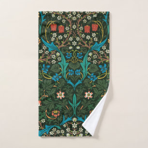 HAND TOWEL : WILLIAM MORRIS : TULIP DESIGN