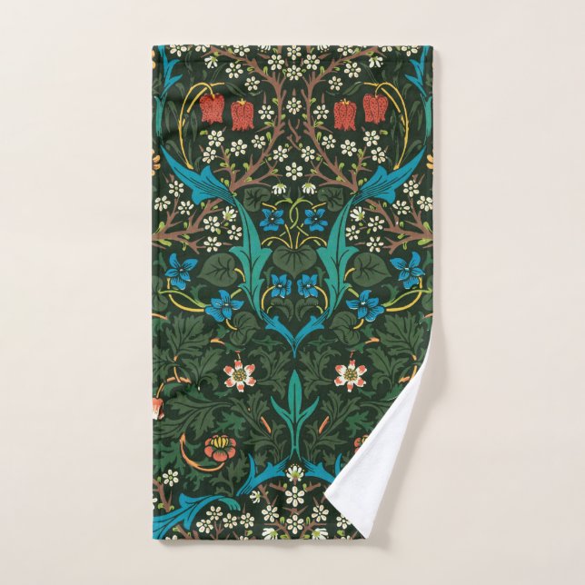 HAND TOWEL : WILLIAM MORRIS : TULIP DESIGN (Hand Towel)