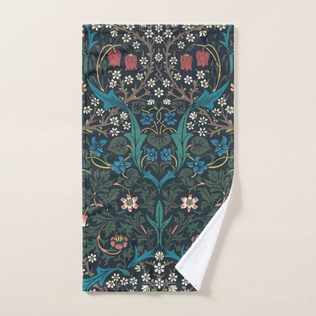 HAND TOWEL : WILLIAM MORRIS : TULIP DESIGN (Hand Towel)
