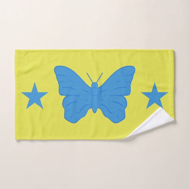 Hand Towel with Flag of Bady Bassit (Hand Towel)