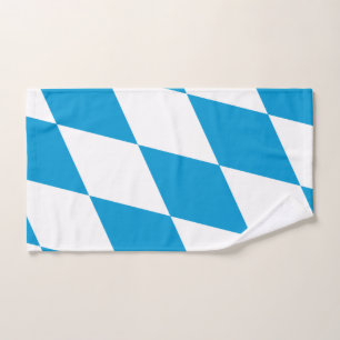 Hand Towel with Flag of Bavaria, Germany
