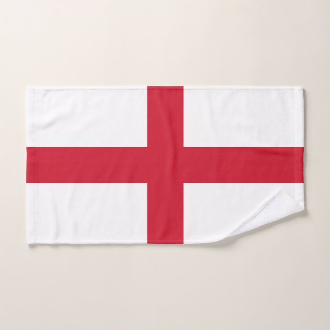Hand Towel with Flag of England, United Kingdom (Hand Towel)
