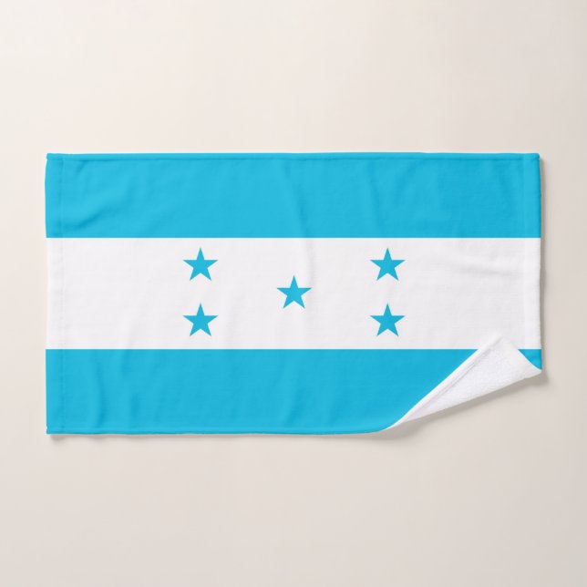 Hand Towel with Flag of Honduras (Hand Towel)