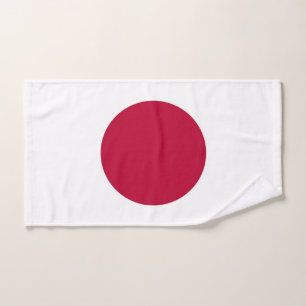 Hand Towel with Flag of Japan