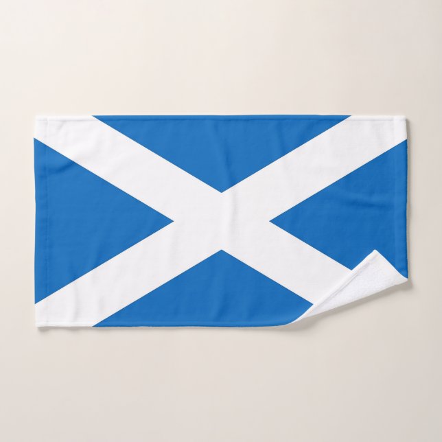 Hand Towel with Flag of Scotland, United Kingdom (Hand Towel)