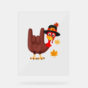 Hand Turkey American Sign Language I Love You Than