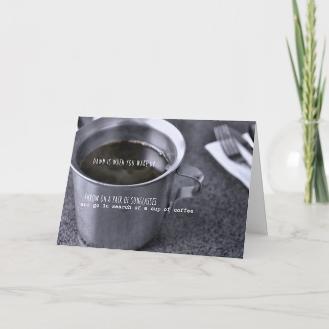 HAND WARMER Greeting Card (Front)