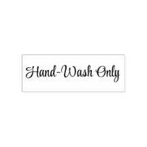 Hand-wash only Stamp