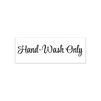 Hand-wash only Stamp