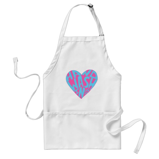 Hand Washing Hand Standard Apron (Front)