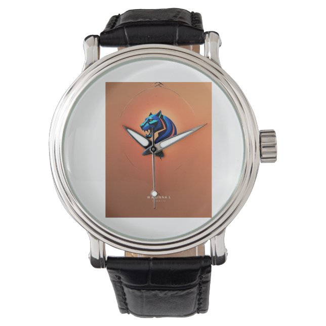 Hand watch best quality design printed items  (Front)