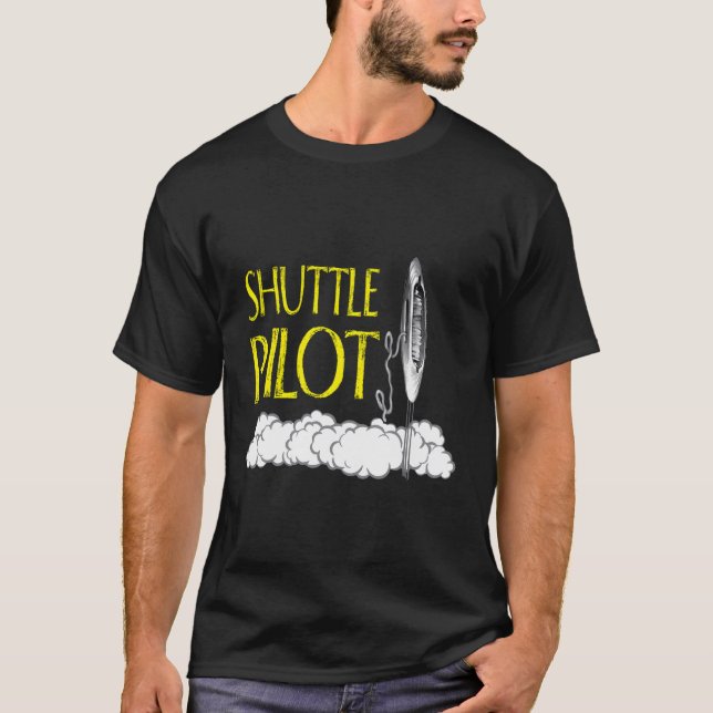 Hand Weaver Weaving Gift Tshirt Shuttle Pilot Shir (Front)