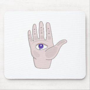 Hand With an Eye Mouse Pad