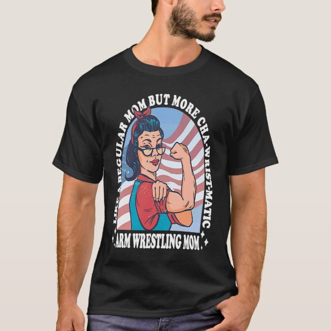 Hand Wrestling Tournament Champion Arm Wrestling C T-Shirt (Front)