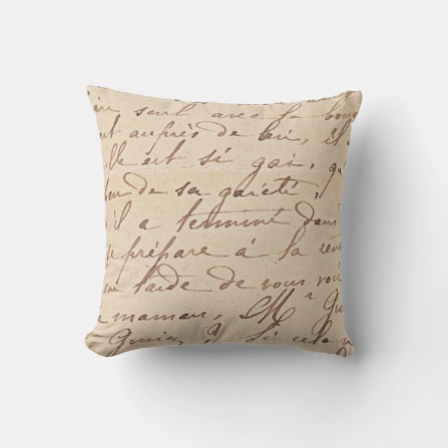 Hand writing cushion (Front)