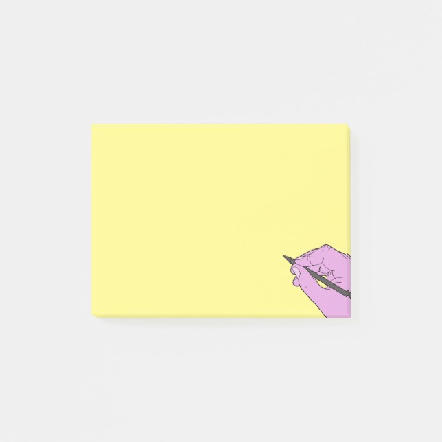 Hand writing post-it notes (Front)