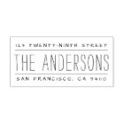 Hand-Writing Split Address Self-Inking Return