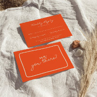Hand-Written Colourful Retro Bold Unique Wedding