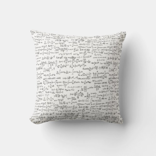 Hand Written Math Equations // Cushion (Front)