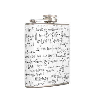 Hand Written Math Equations // Hip Flask
