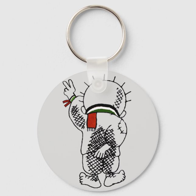 Handala (Palestinian Kid) Keychain (Front)