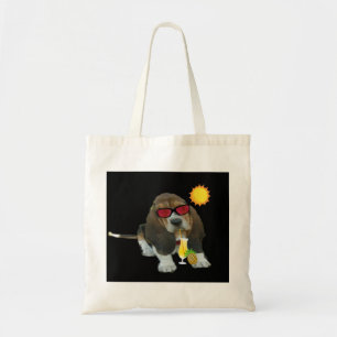 Handbag Baby Basset Hound Summer Time