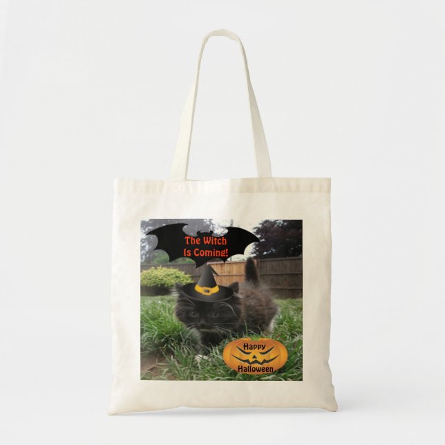 Handbag Black Cat The Witch Is Coming (Front)
