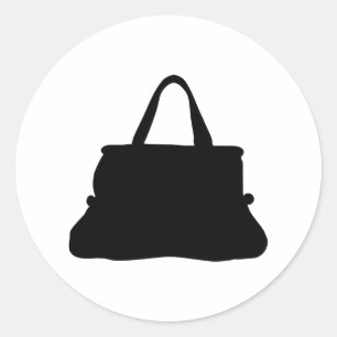 Handbag Classic Round Sticker
