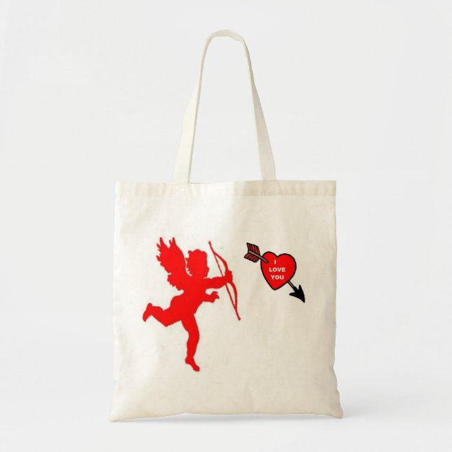 Handbag Cupid and Heart Red (Front)