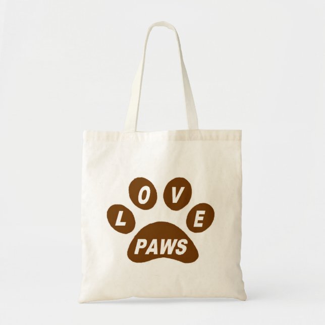 Handbag Love Paws on Paws Brown (Front)