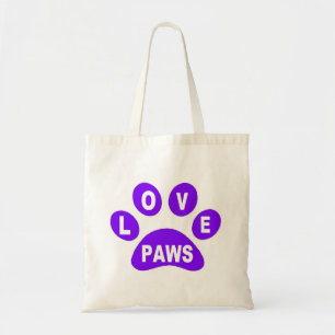 Handbag Love Paws on Paws Purple
