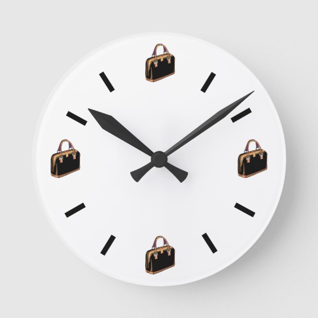 Handbag Round Clock (Front)