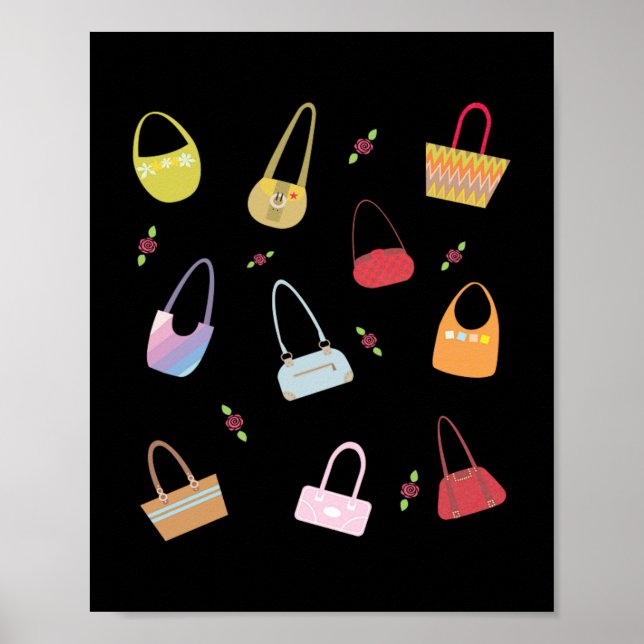 Handbags Collection Fashion Poster (Front)