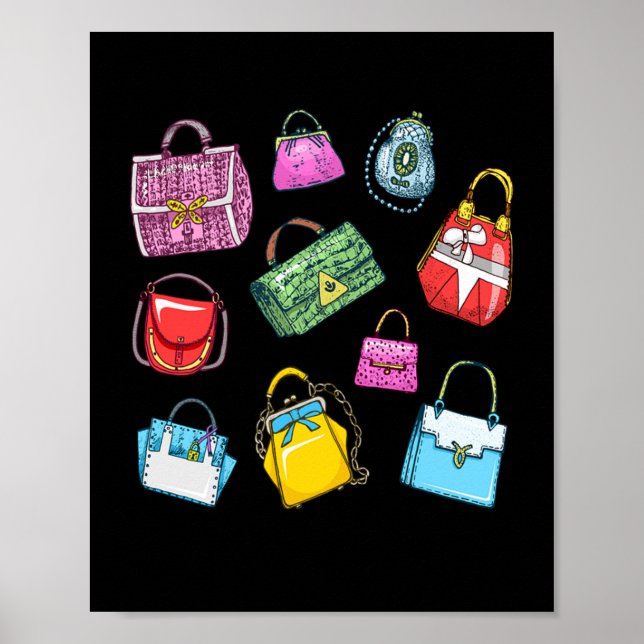 Handbags Collection Fashion Poster (Front)