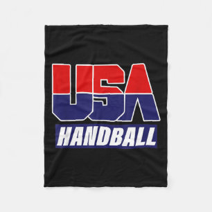 Handball 2021 Usa Team Fleece Blanket