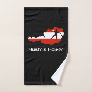 Handball -Austria Power Austria Shirt Hand Towel